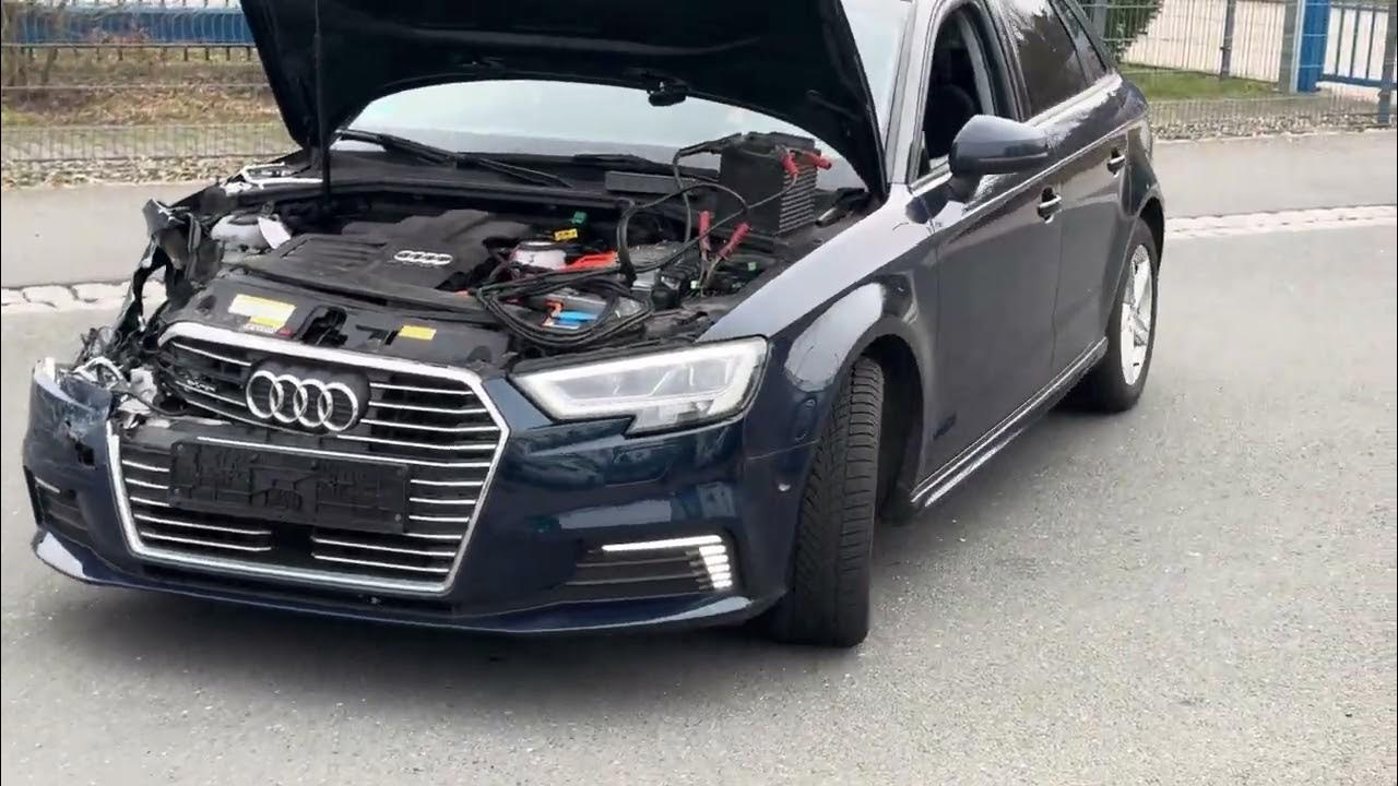 Цікава площадка з битками біля Нюрбергу, купили биту Audi A3 Hybrid ...