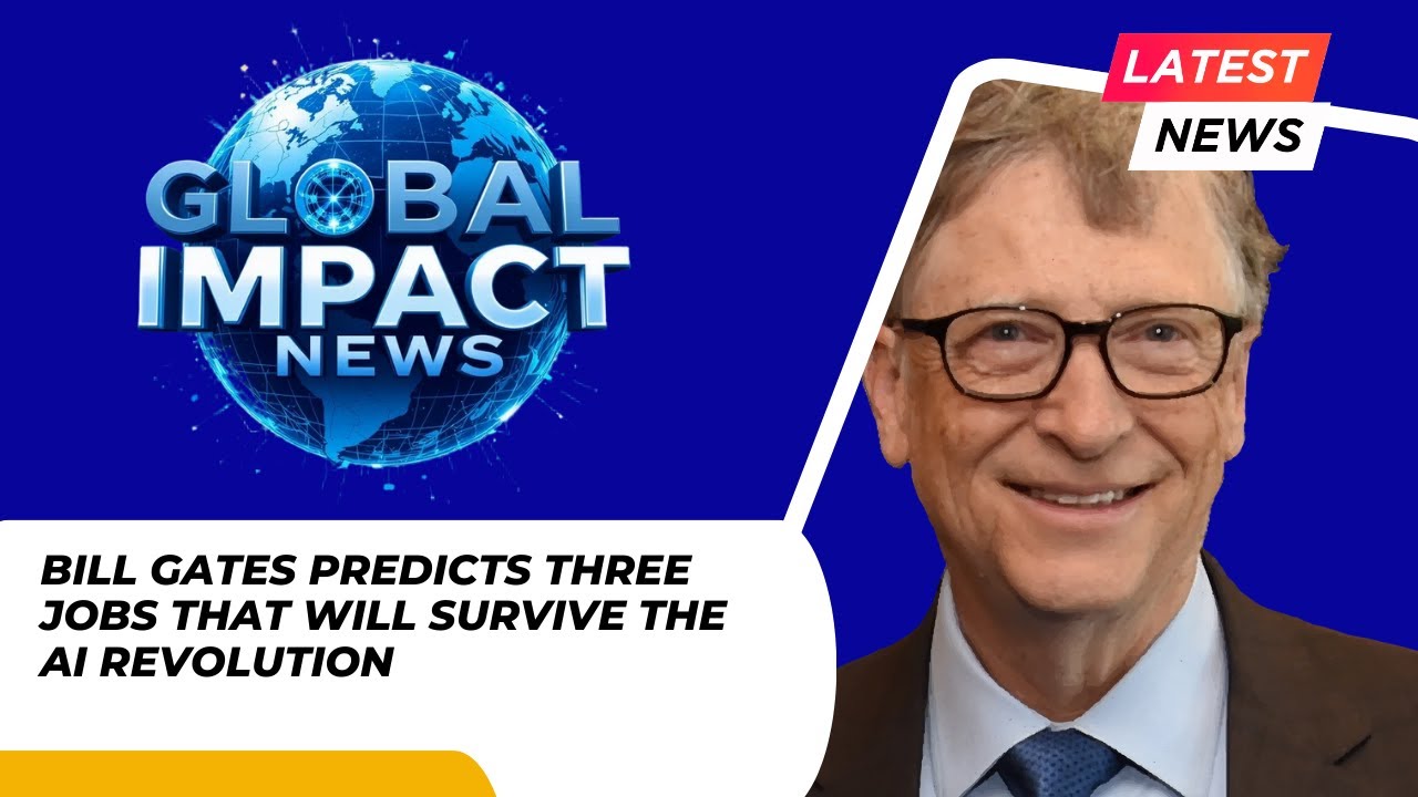 Bill Gates Predicts Three Jobs that Will Survive the AI Revolution. # ...
