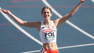 Pia Skrzyszowska Wins Gold Womens 100M Hurdles Finals European Athletics Championship 2022 