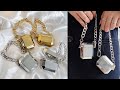 Luxury Gold and Silver With Bracelet Cover for AirPod 1 2 3 Pro