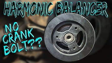 Experimenting on my 1965 C10! Replacing the Harmonic Balancer - (NO CRANK BOLT...???)