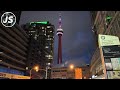 Union Station to The Well at Twilight | Downtown Toronto Walk