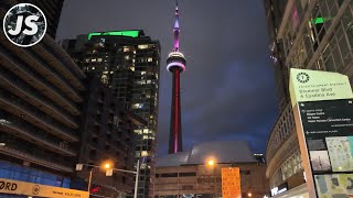 Union Station to The Well at Twilight | Downtown Toronto Walk