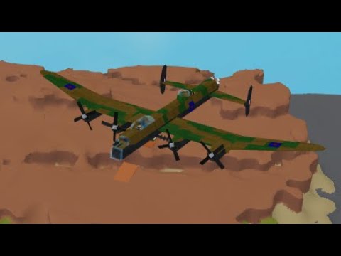 British Bomber Avro Lancaster Tutorial Roblox Plane Crazy Youtube - british wwii planes roblox