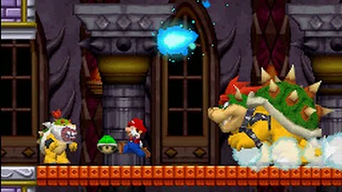 New Super Mario Bros. (DS) 100% Walkthrough - World 8 / Final Boss (All Star Coins & Secret Exits)