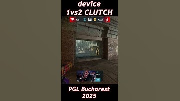 DEVICE 1v2 CLUTCH vs FAZE — “NOT TODAY.” 💀 | PGL Bucharest 2025