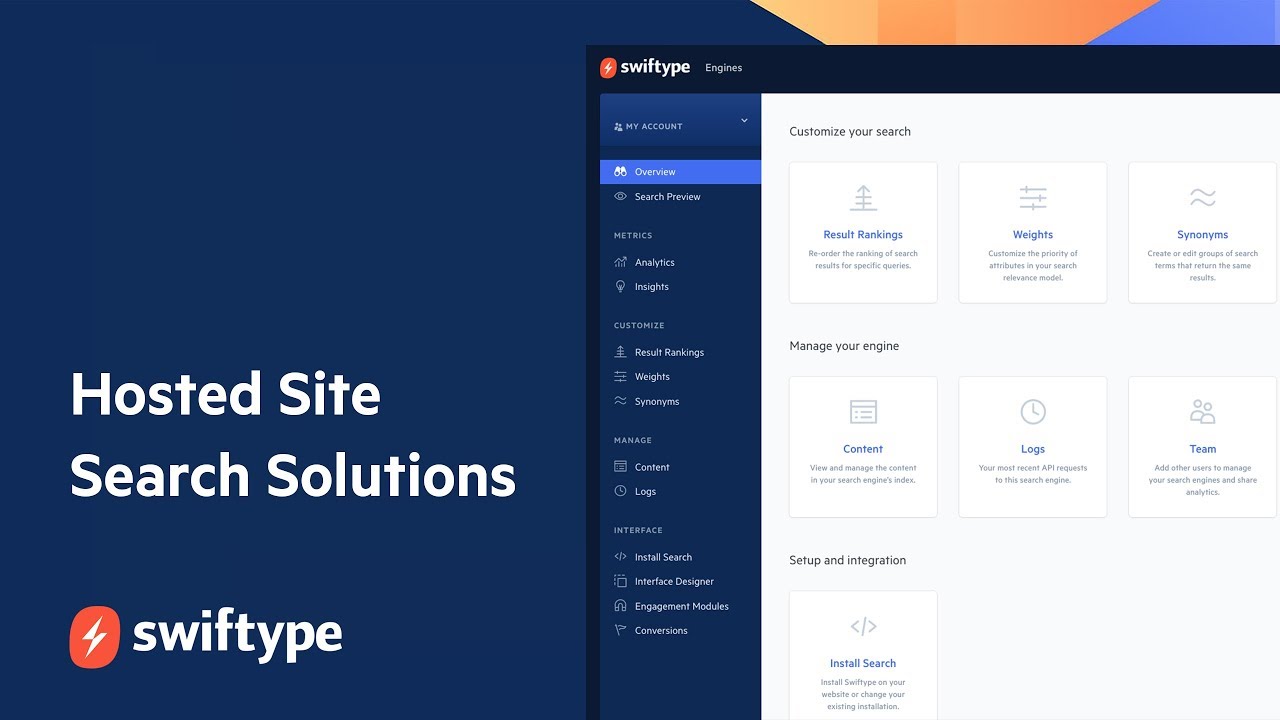 Modern Hosted Site Search Solutions - Swiftype Product Demo
