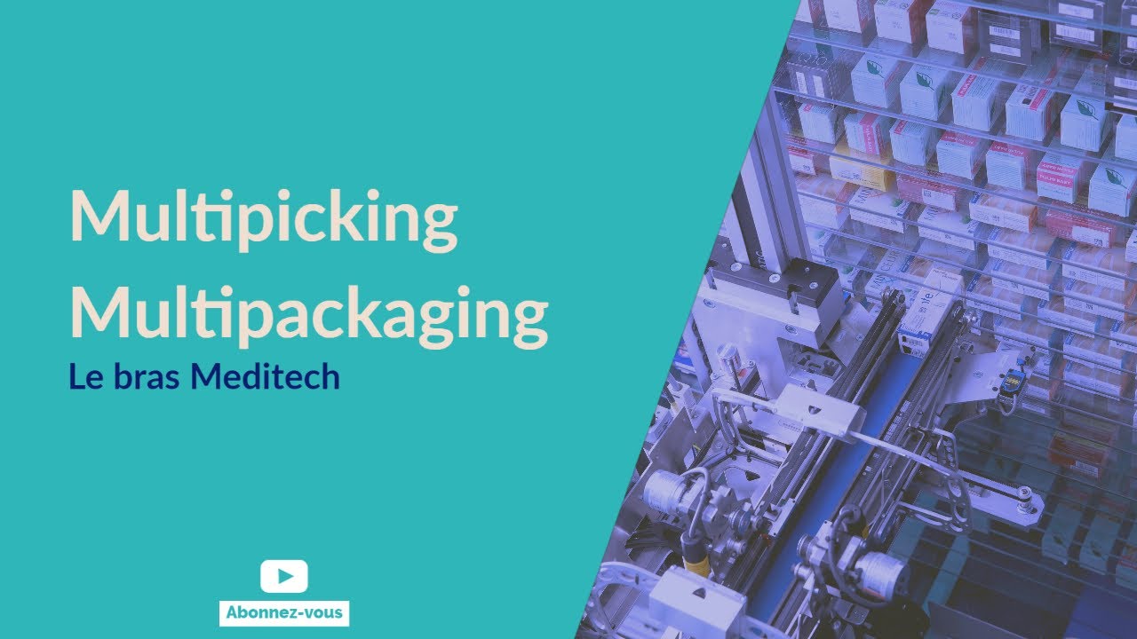 Multipicking & Multipackaging - Le bras du robot de pharmacie Meditech