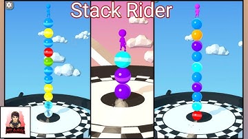 Stack Rider | Gameplay Walkthrough Lvl 1-10 |  Android, IOS | 5RR GaMiNg