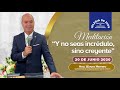 Meditación: "Y no seas incrédulo, sino creyente" - 20 de Junio de 2020 - Hno Álvaro Herrera - IDMJI