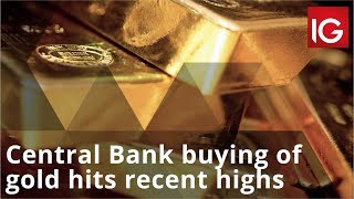 Central Bank buying of gold hits recent highs