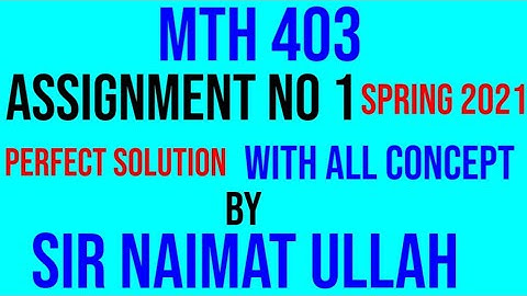 MTH403|assignment no 1 solution 2021|MTH 403|assignment 1|solution|complex|number|equation|vu.