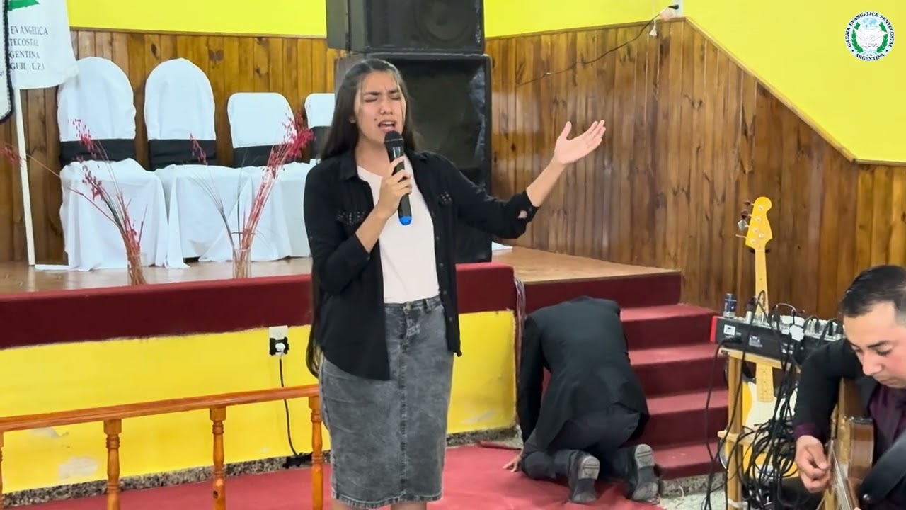 Oportunidad de cántico hermana Jazmín de Lira encuentro zona norte IEPA Rancul La Pampa