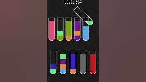Water Sort Puzzle   level 394 !!! Mobile Cell Phone Game Walkthrough Android / Apple