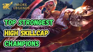 Top 10 Best High Skill Cap Champions in League of Legends (Season 10)