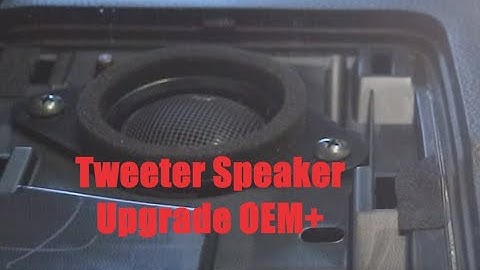 Kicker Tweeter Speaker Install Subaru WRX OEM+