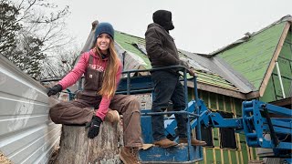 Metal Roof on DIY House Build | 18/12 Pitch Roof