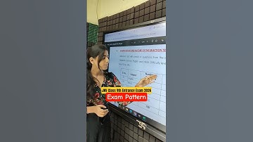 JNVST 9th Entrance Exam Paper Pattern 2026 | Jawahar Navodaya vidyalaya Class 9th Syllabus