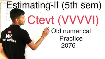 estimating and costing 5th semester important questions || estimating and costing 5th semester