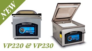 New Vacmaster Vp220 And Vp230 Chamber Vacuum Sealers