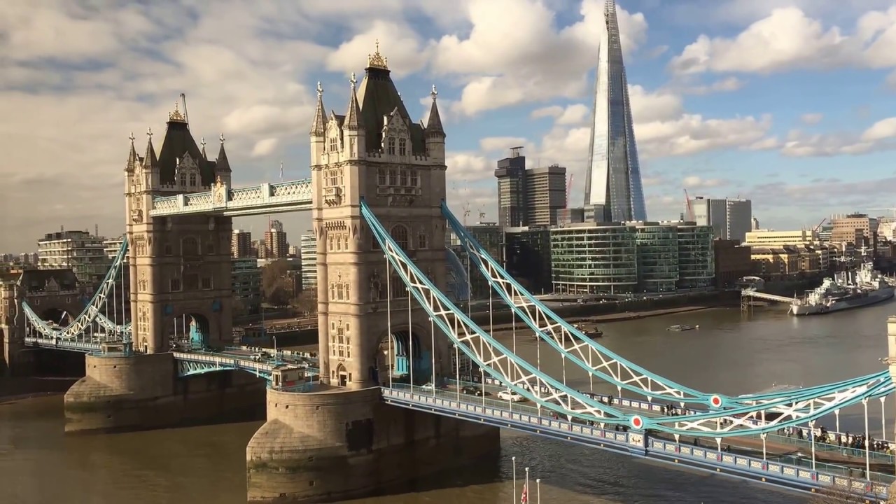 View from The Tower Hotel, Guoman over Tower Bridge London 2015 - YouTube