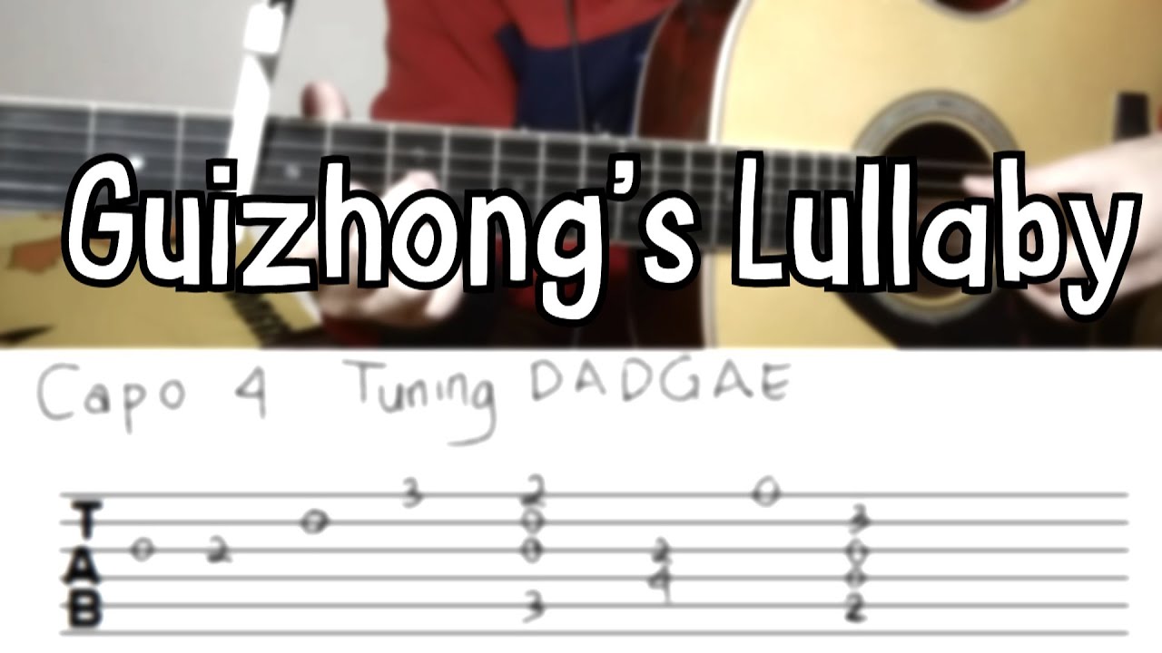 (Genshin Impact) How to play Guizhong's Lullaby Guitar Fingerstyle