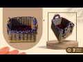 Perfect DIY Basket for Makeup, Flowers &amp; Home Decor | Rectangle Storage Basket Craft