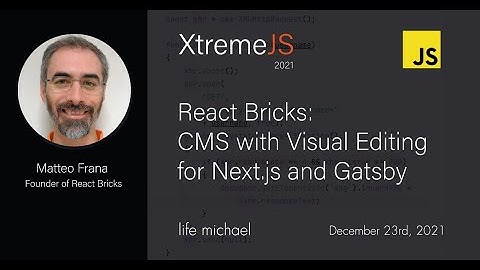 React Bricks: a CMS with Visual Editing for Next.js and Gatsby based on React Components
