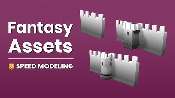 Fantasy Asset Pack - Speed Modeling 01 | Speed Modeling | Blender 3.0