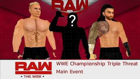 Wr3d Raw Universe Mode Episode 1: A New Era