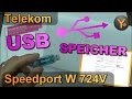 Telekom Speedport W724V: Freigabe von USB-Datenträgern im Netzwerk / NAS Funktion einrichten