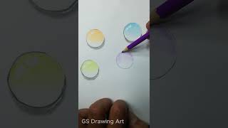 3D Colour Drops Drawing #drawing #satisfyingcolouring #art