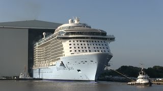 Float Out Quantum Of The Seas At Meyer Werft Ausdocken