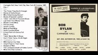 When the Ship Comes In - Bob Dylan live at Carnegie Hall 1963