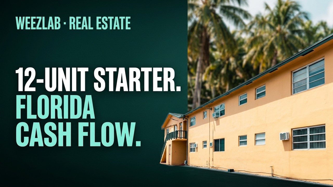 Cover frame from Inside a 12-Unit South Florida Multifamily Investment, a WeezLab property film