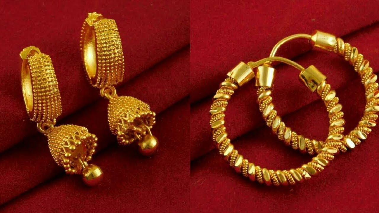 Golden Fancy Hand Painted Jhumka Bali Meenakari Earrings