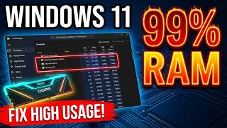 Windows 11 Using Too Much RAM Fix High Memory Usage & Memory Leaks! 🔥