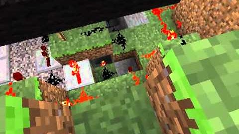 Minecraft Redstone Digital Display and Data Transmission