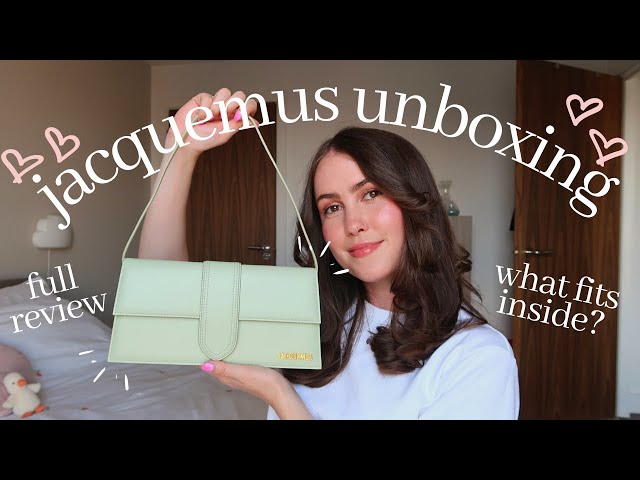 JACQUEMUS LE CHIQUITO NOEUD BAG UNBOXING & WHAT FITS IN MY BAG