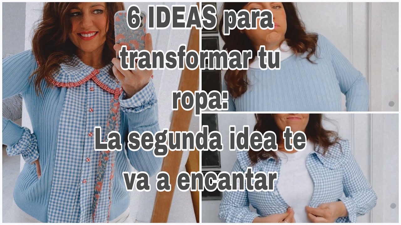 DIY 6 IDEAS increibles para transformar tu ropa estrecha/vieja a nueva / Transform your old clothes