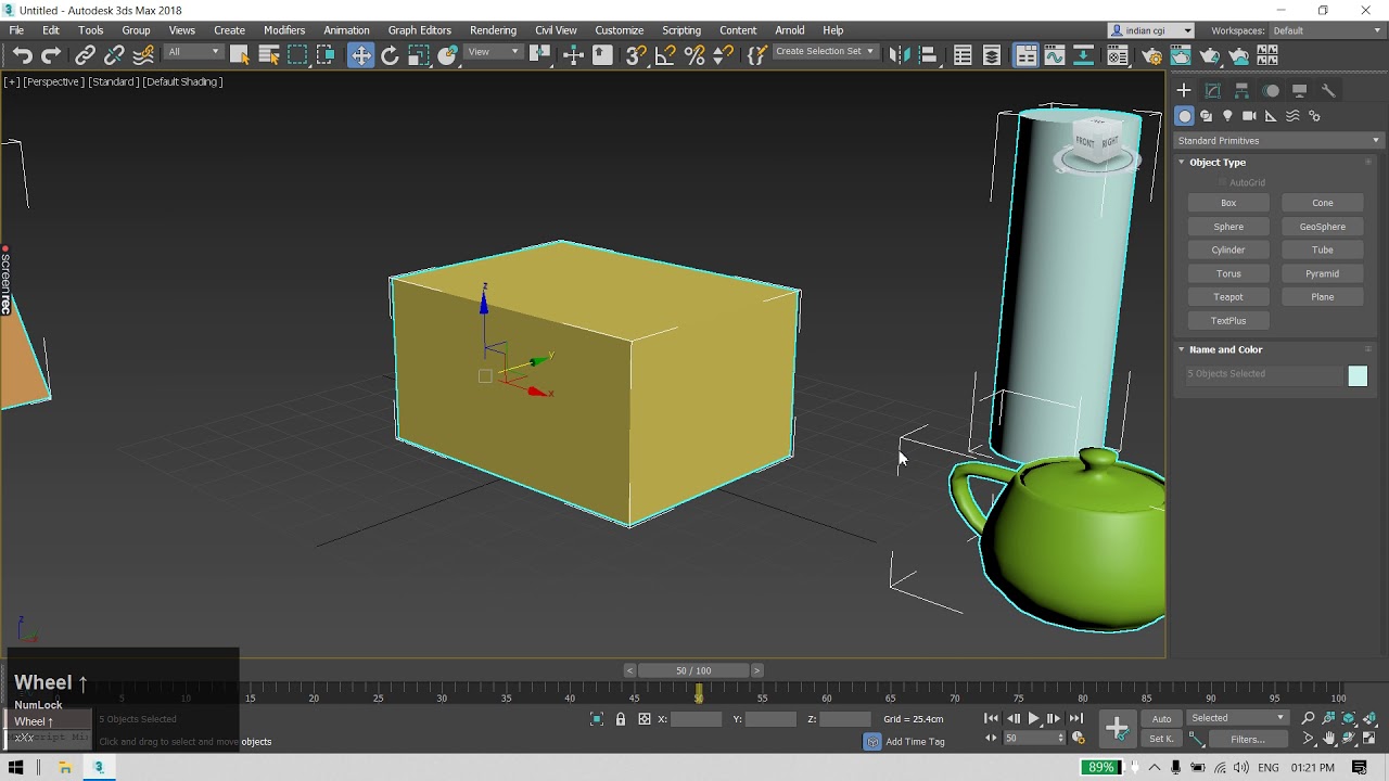 3ds max basic tutorial in hindi - #2 - YouTube