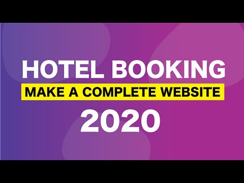 HOTEL BOOKING TUTORIAL 2020: Make A Hotel Booking Website using MotoPress Booking and Elementor