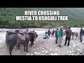 Mestia to Ushguli  RIVER CROSSING THE ADISHI RIVER
