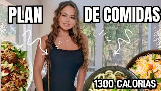 PIERDE PESO!! PLAN DE COMIDAS COMPLETO 1300 CALORIAS KETO\/ LOW CARB