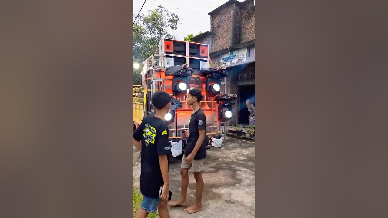 Cek sound horeg naik truk Cek sound horeg naik truk