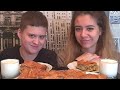 МУКБАНГ ПИРОГ С САЙРОЙ И КАРТОШКОЙ. ПРИЕХАЛА ИРИШКА ❤️ #eating #mukbang #семья #no #мукбанг #еда