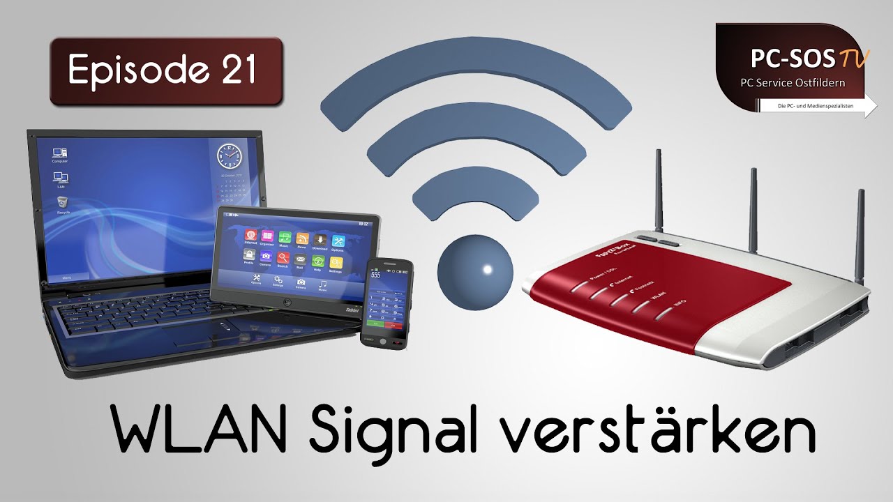 WLAN Reichweite & Leistung verbessern - PC SOS TV - YouTube