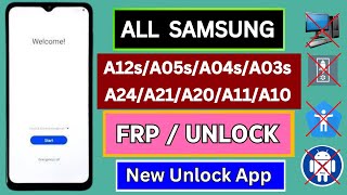 Samsung A12s/A05s/A04s/A03s/A24/A21/A20/A10/A11 Frp Bypass Android 12/13 Without PC | Frp Unlock