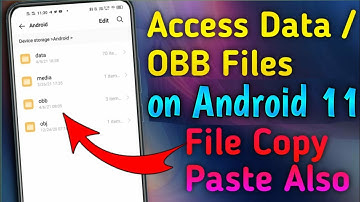 Android Data And Obb Files Access After Android 11 Update || Data & Obb File Access On Andriod 11