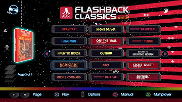 Atari Flashback Classics vol.2 PS4 Atari 2600 Playthrough 3